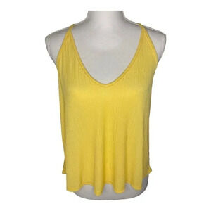 Free People Women’s‎ Yellow Everyday Tank Top XS